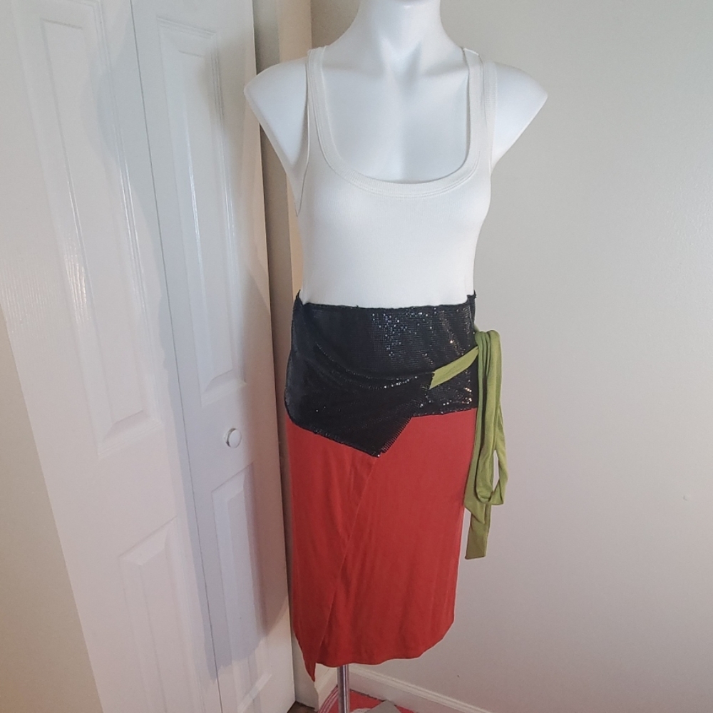 EFI FRANCE wrap DRESS high quality made